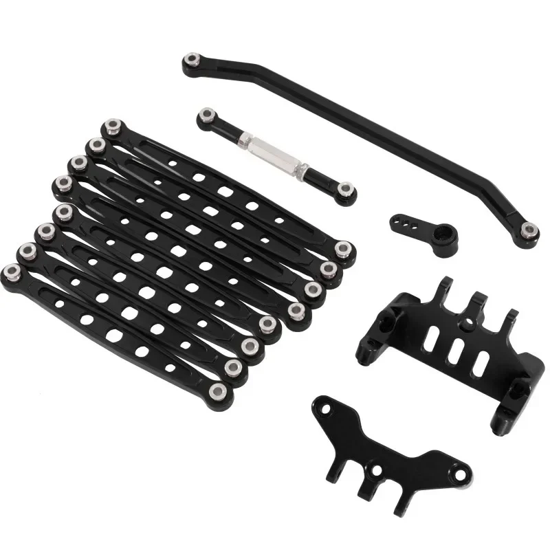 

Aluminum alloy chassis rod rod fixed seat steering rod servo arm set for 1/12 MN128 86 G500 remote control car accessories