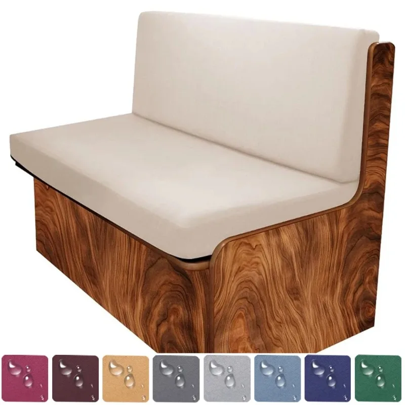 

2pcs/set Splash Proof RV Sofa Covers Solid Color Elastic Chair Sofa Slipcover Removable RV Dinette Cushion Covers Camper 2026