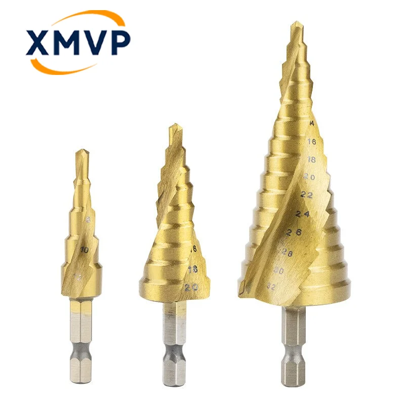 Universal Tower Drill Bit, Hole Drilling Cone-shaped Step Expansion Drill Bit, High-speed Steel (HSS) Hole Opening