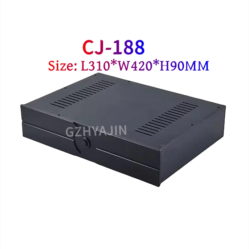 

CJ-188 All Aluminum Gall Machine Rear Stage Amplifier Chassis Size: L310 * W420 * H90MM