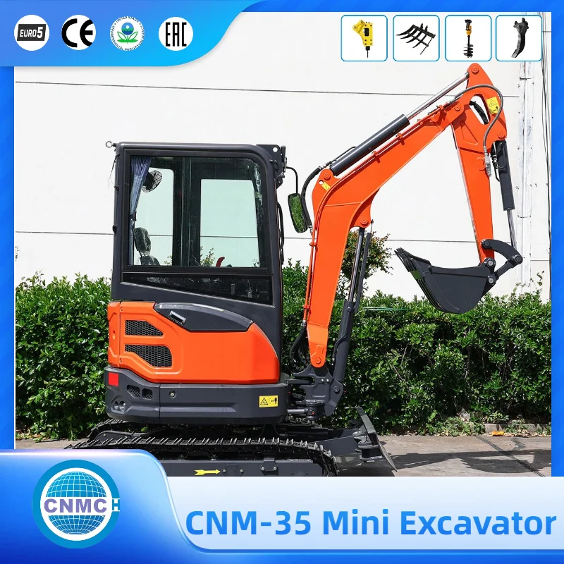 

CNM-35 Mini Excavator Compact Crawler Mini Digger Multifunctional High-performance Easy to Operate Farm Garden Made in China