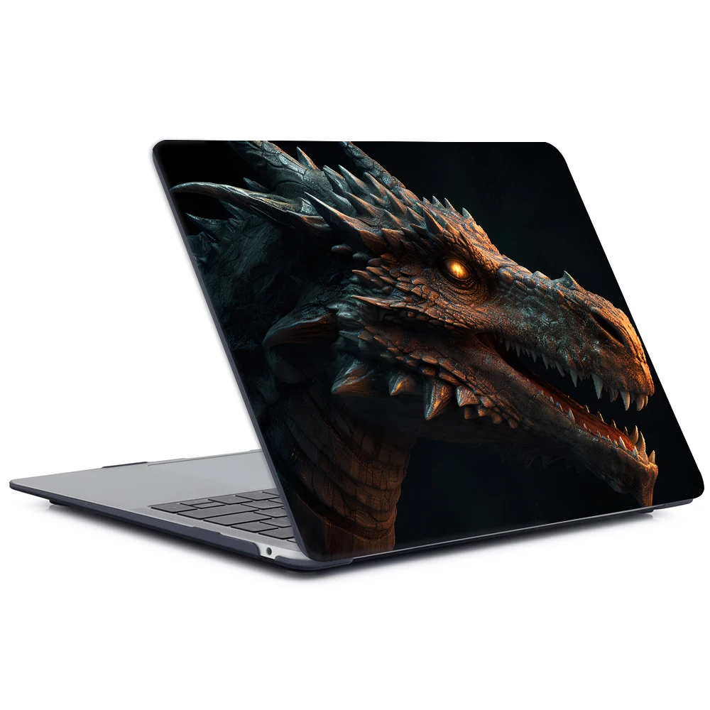 Laptop Case for MacBook Air 15 M4 2025 Case M3 Air 15.3 13.6 Hard Shell for MacBook Pro 13 14 16 M1 M2 M3 Dragon print shell