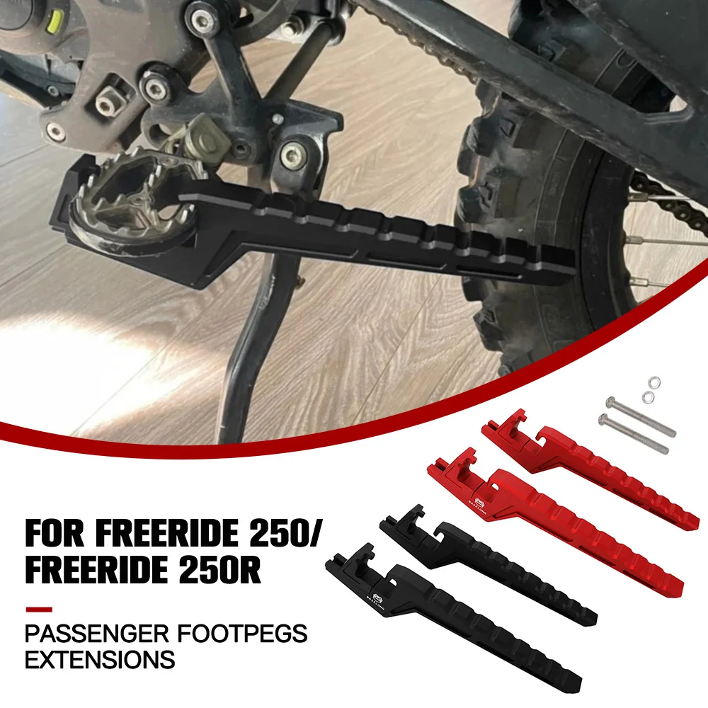 Rear Passenger Foot Peg Extender Footpegs For FREERIDE 250 / Freeride 250R For VTB VENTUS ONE 79 BIKE Falcon M Segway X160 X260