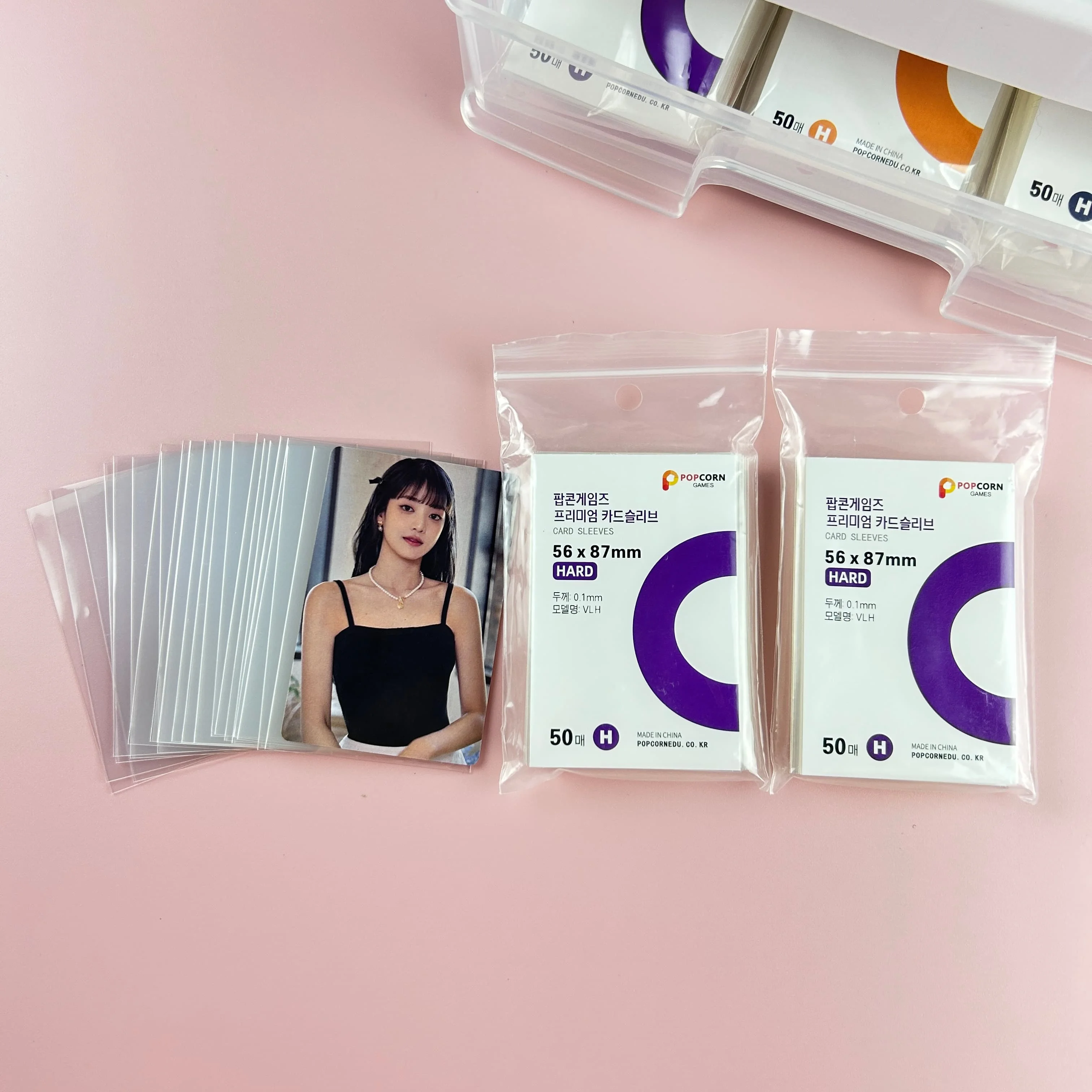 50Pcs Card Film Protective Film Transparent Card Holder CPP Album Binder Suitable for Camera Storage Album Protection