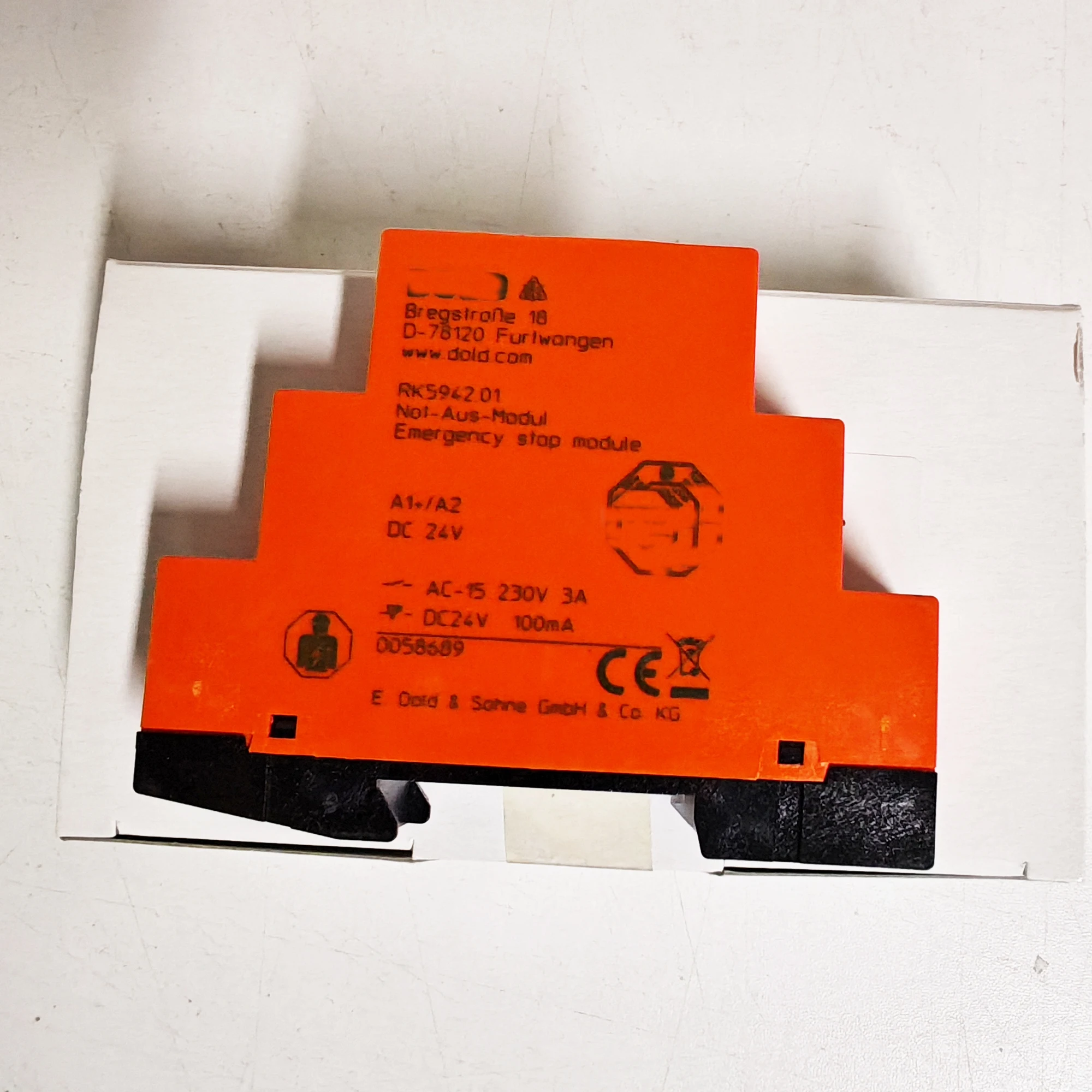 

Реле RK5942.01, 24 В постоянного тока, 100 мА