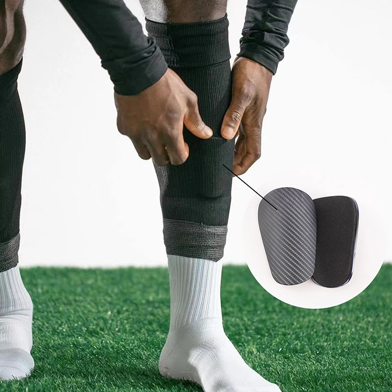 

[LA]1Pair Mini Football Shin Pad Wear-resistant Shock Soccer Leg Training Protector Lightweight Shank Board