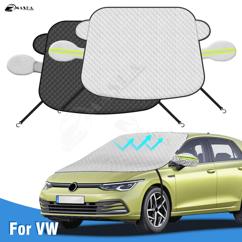 

Для Volkswagen VW GOLF 4 5 6 7 2008-2024 2025 лобовое стекло автомобиля солнцезащитный козырек автомобильный магнитный чехол переднее лобовое стекло