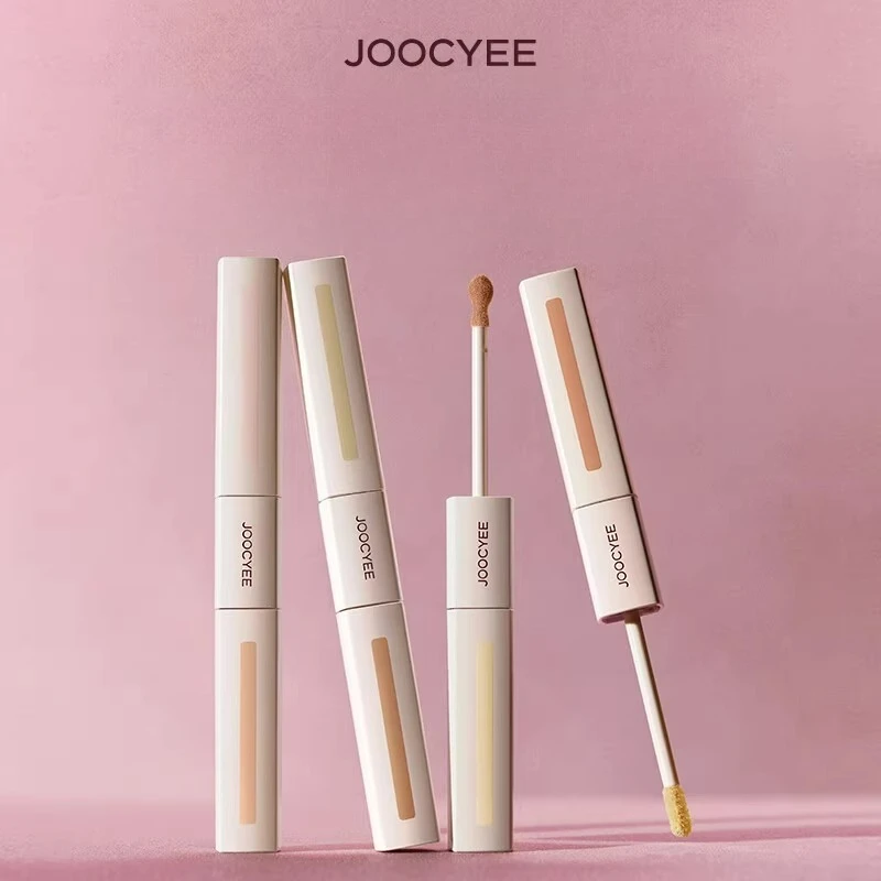 Joocyee Double Head Concealer Color Correction Brighten Expansion Color Acne Print Long-lasting Liquid Concealer Face Makeup