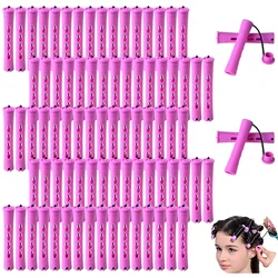10pcs Hair Curlers Perm Rods Sets Short Cold Wave Rods Hair Curler Heatless Perming Rods Hair Curling Rollers Curling Hair Tools