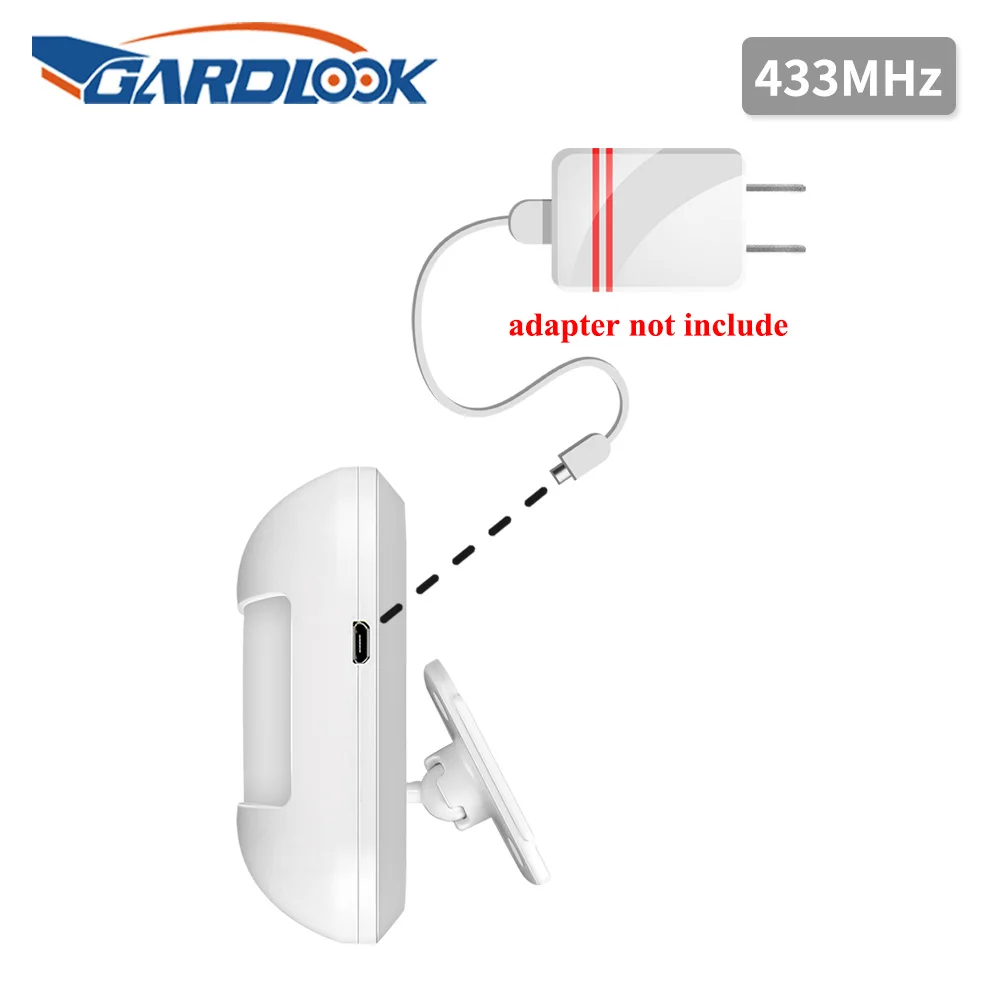 Wireless PIR Motion Sensor High Quality High sensitivity Work With Home Security Alarm System