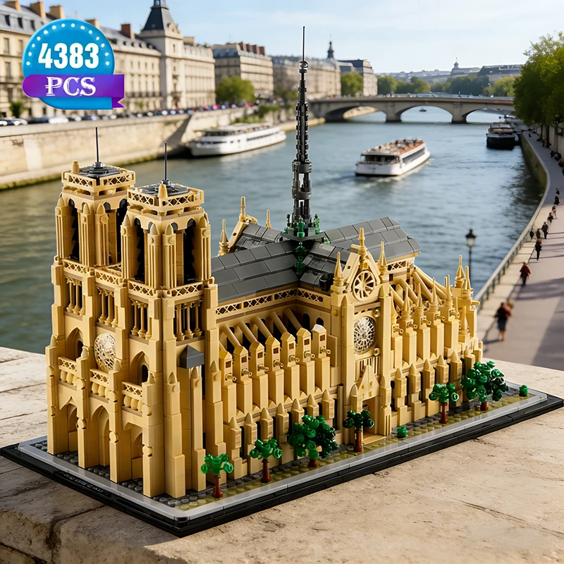 

2026 hot-selling Notre Dame Building block assembly model gift children's toy boy Christmas birthday gift
