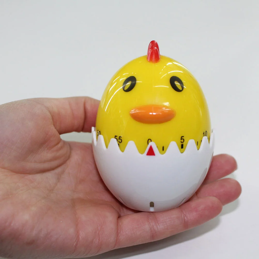 Egg Shell Timer Cooking Chronometer Kitchen for Eggs Clock Minuteur Chick Figurine Countdown Reminder Timers Alarm Timing