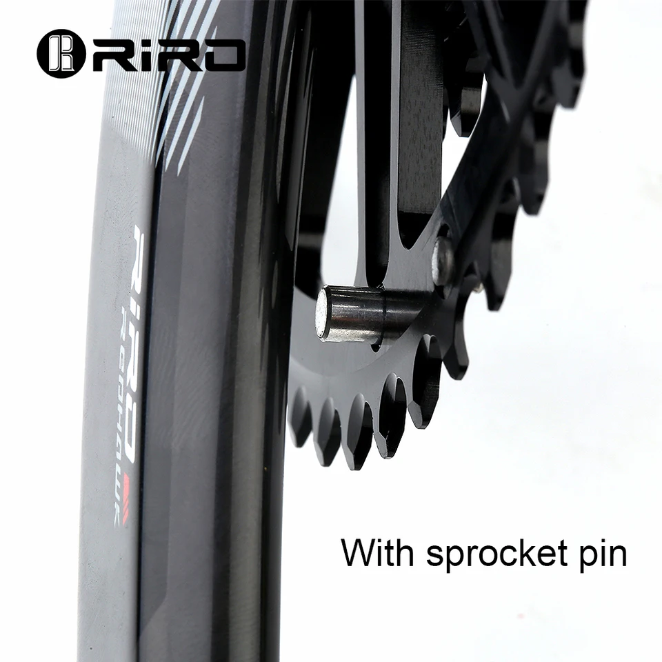 RIRO Carbon Fiber Crank Road Bike 11/12 Speed 50-34/53-39T Direct