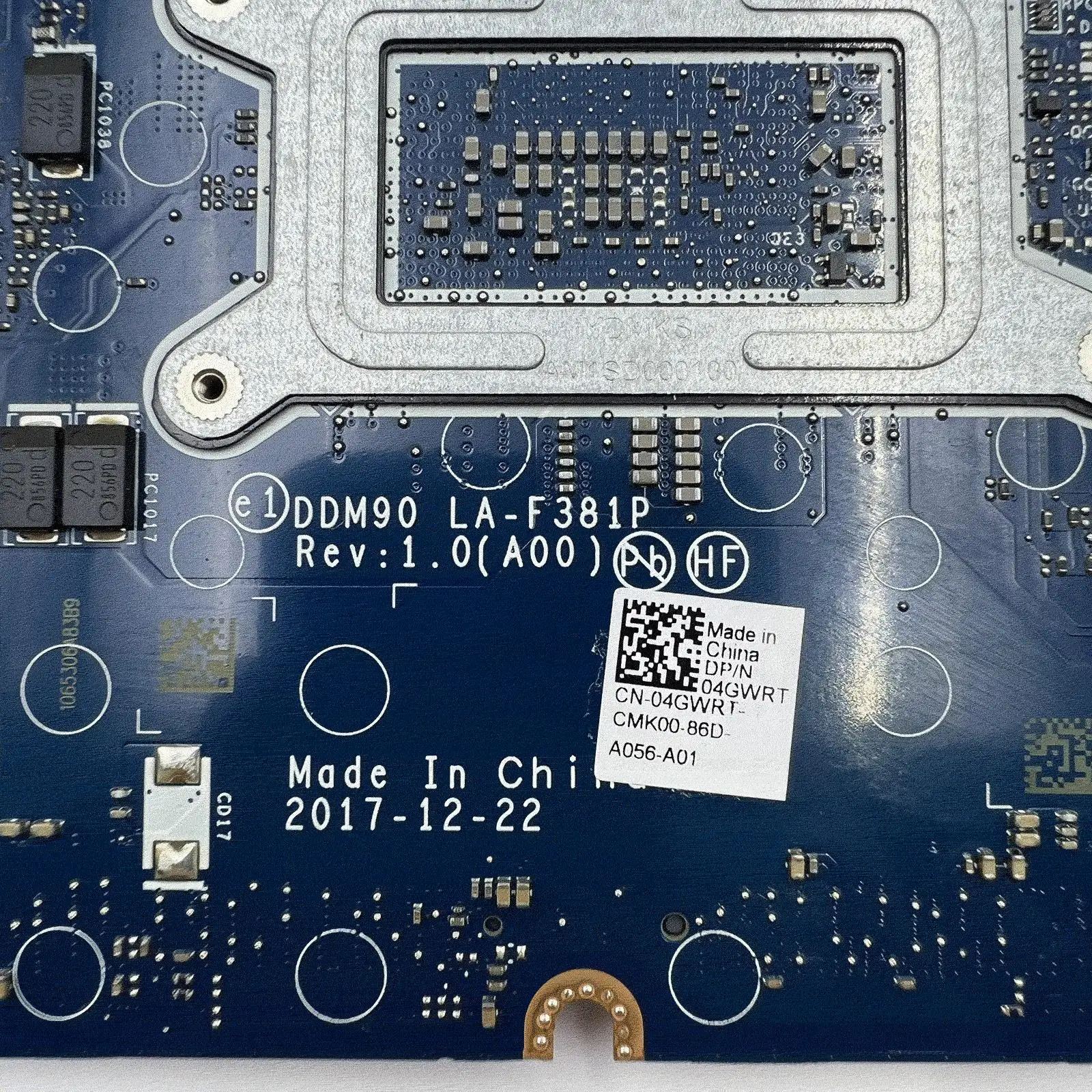 LA-F381P Материнская плата для ноутбука Dell Latitude 5495 YM230 YM250 07CT81 09GYDK 0WF17X 07TFN1 Материнская плата CPU R3 R5 R7