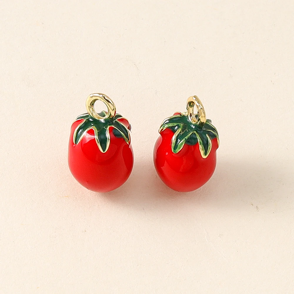 5pcs Cute Fruit Charms for DIY Jewelry Making