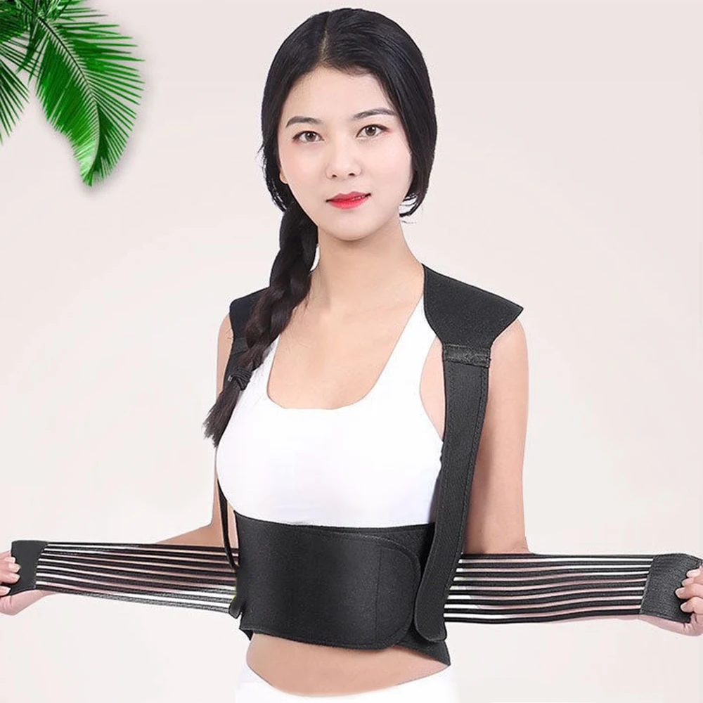 Self-heating Magnetic Therapy Belt Waist Back Posture Corrector Spine Lumbar Brace Back Support Waist Belt