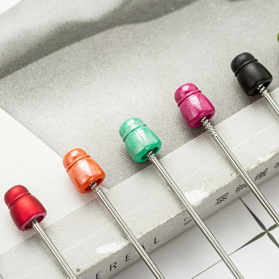 10 Stück gemischte Perlen-Kugelschreiber, kreativer Perlenstift, Hochzeit, Party, Gastgeschenk, Gast, Weihnachtsdekoration für Zuhause – Detail 2