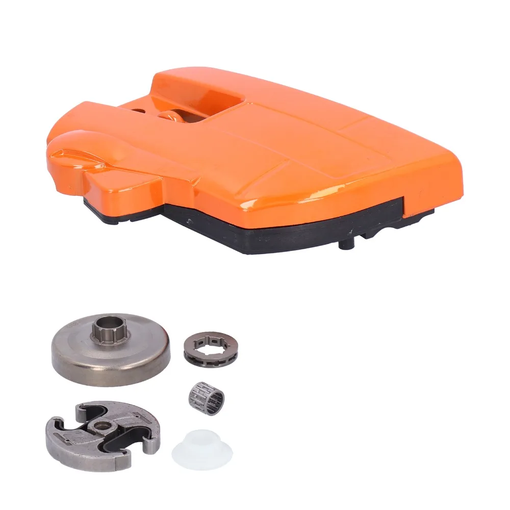Orange Clutch Cover Kit Compact Easy to Install Chainsaw Brake Cover Iron for Husqvarna 353 351 350 346XP 345