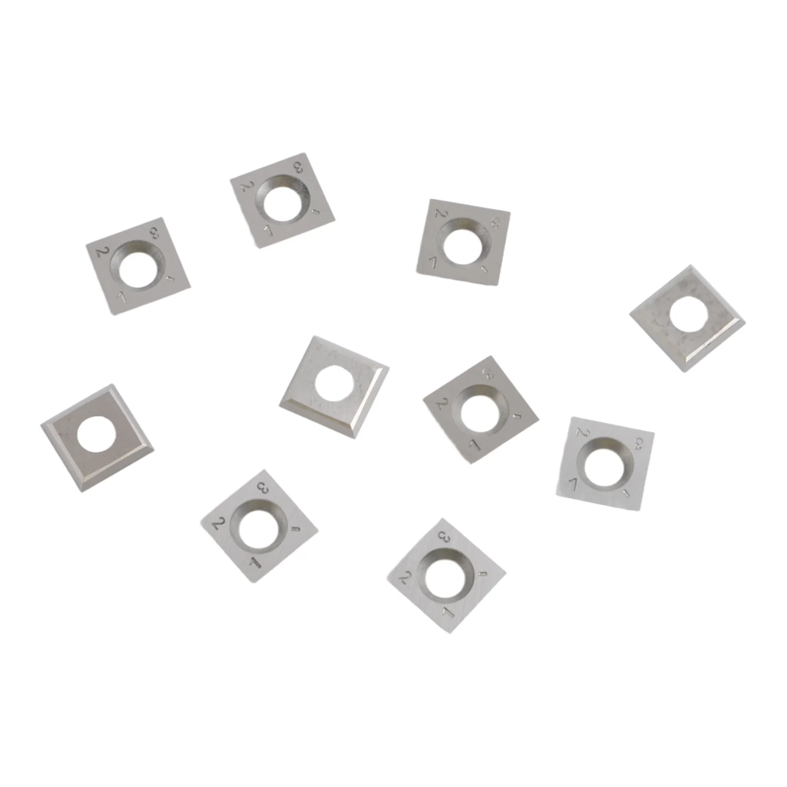 

Portable Cutting Tools Carbide Blade Milling Operations 10 Pieces Set Compatible With Milling Machines For Double-sided Planer
