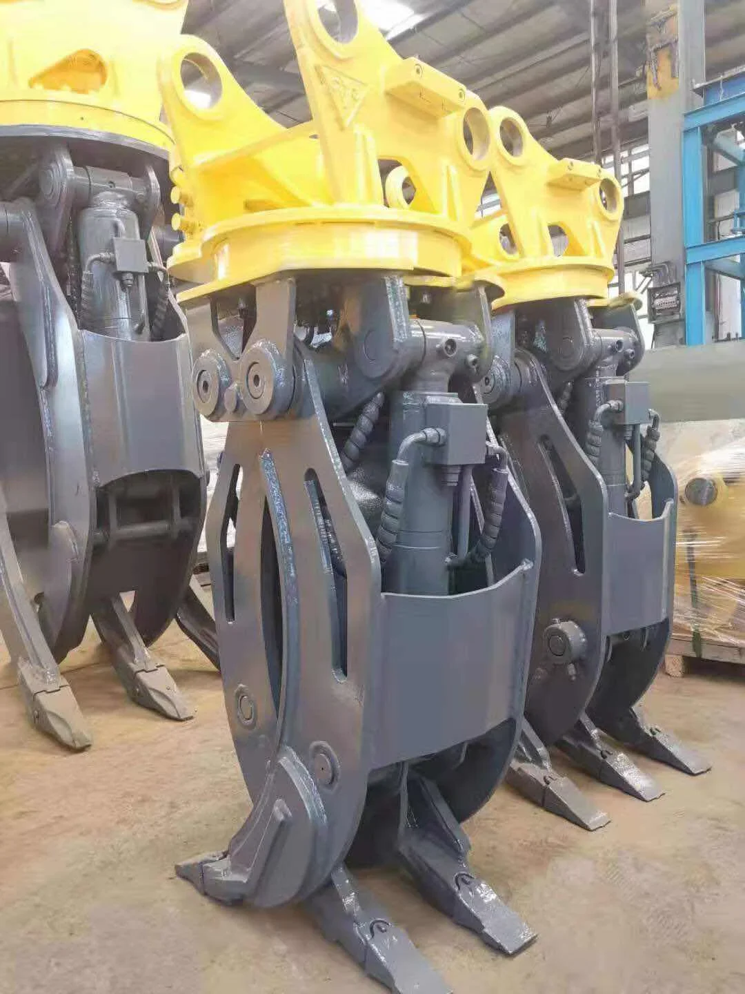 SEJIN06 360 degree rotatable excavator hydraulic grapple