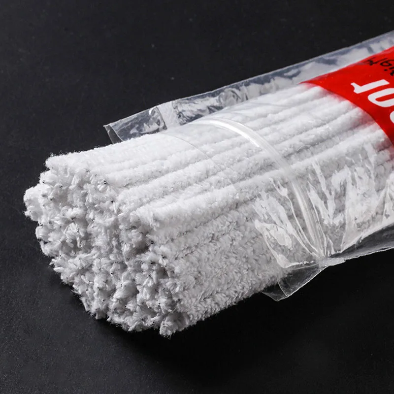 100pcs Cotton Portable Smoking Pipe Cleaners Smoke Tobacco Pipe Cleaning Tool White Cigarette pipes Cleaner Tools Cigarette Tool view 5
