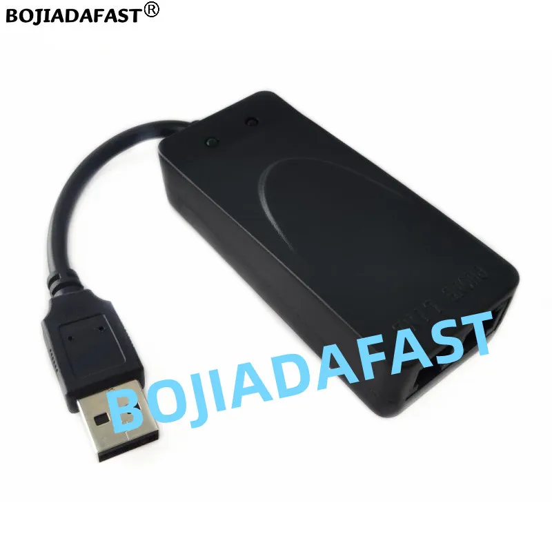 External USB 2.0 Type-A Connector Fax Modem Dual 2 RJ11 Port Caller ID V.90/K56 Conexant 93010 Support WIN 11 10 7 XP