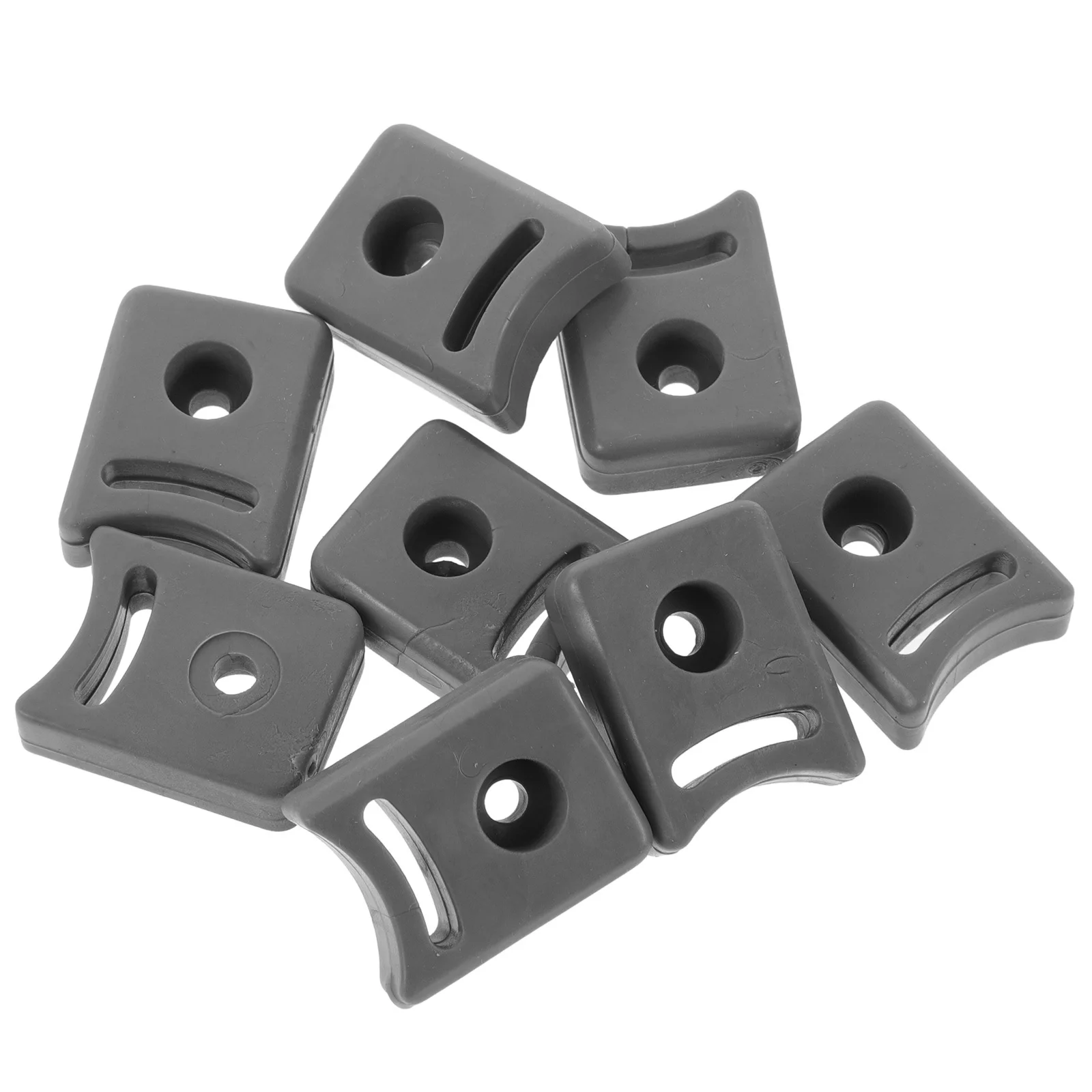 

8pcs Bathroom Sliding Bumper Stop Glass Shower Door Guide Pad Sliding Door Hardware Accessory For Bathtub Enclosure