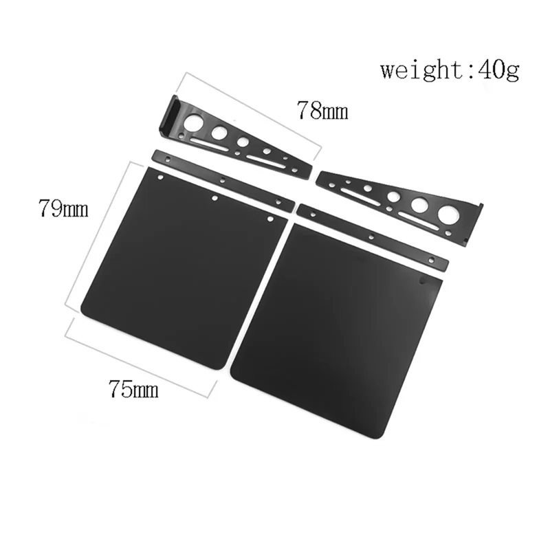 1 paar Spatlappen Spatbord Decoratie voor Tamiya 1/14 RC Trekker Trailer Auto Kipper SCANIA MAN DIY Upgrade