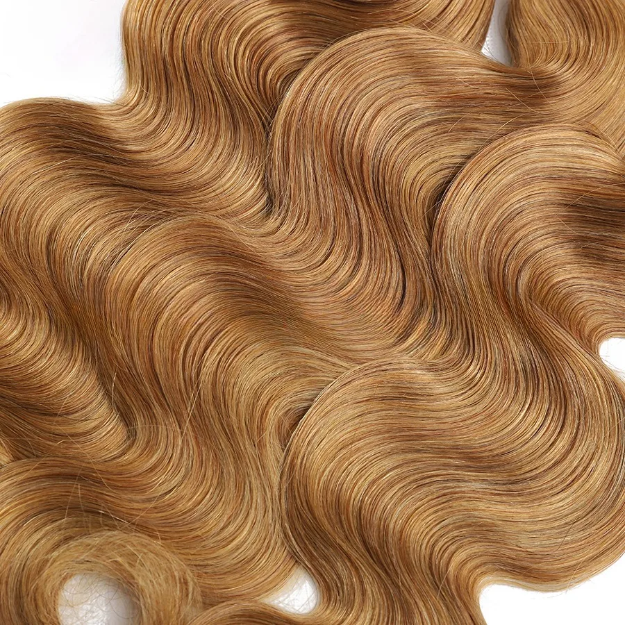 #27 Kleur Body Wave Menselijk Haar Bundels 100 G/stk Braziliaanse Maagdelijke Dubbele Inslag Hair Extensions Voor Volledig Hoofd Remy Haar