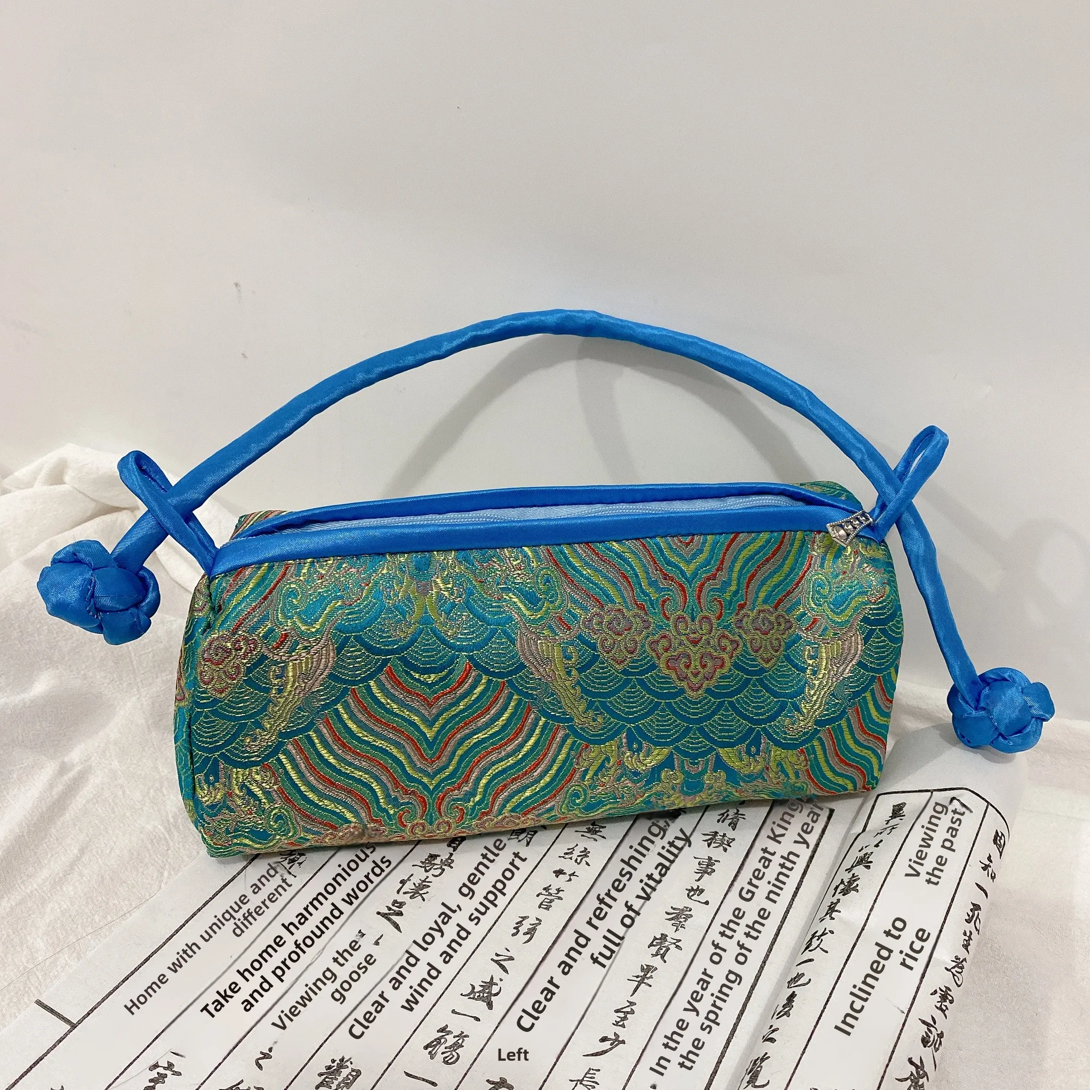 

Китайская шелковая парчовая сумка на пуговицах Crt, свадебная сумка, костюм Тан, ручная сумка, креативный подарок, ретро Sle