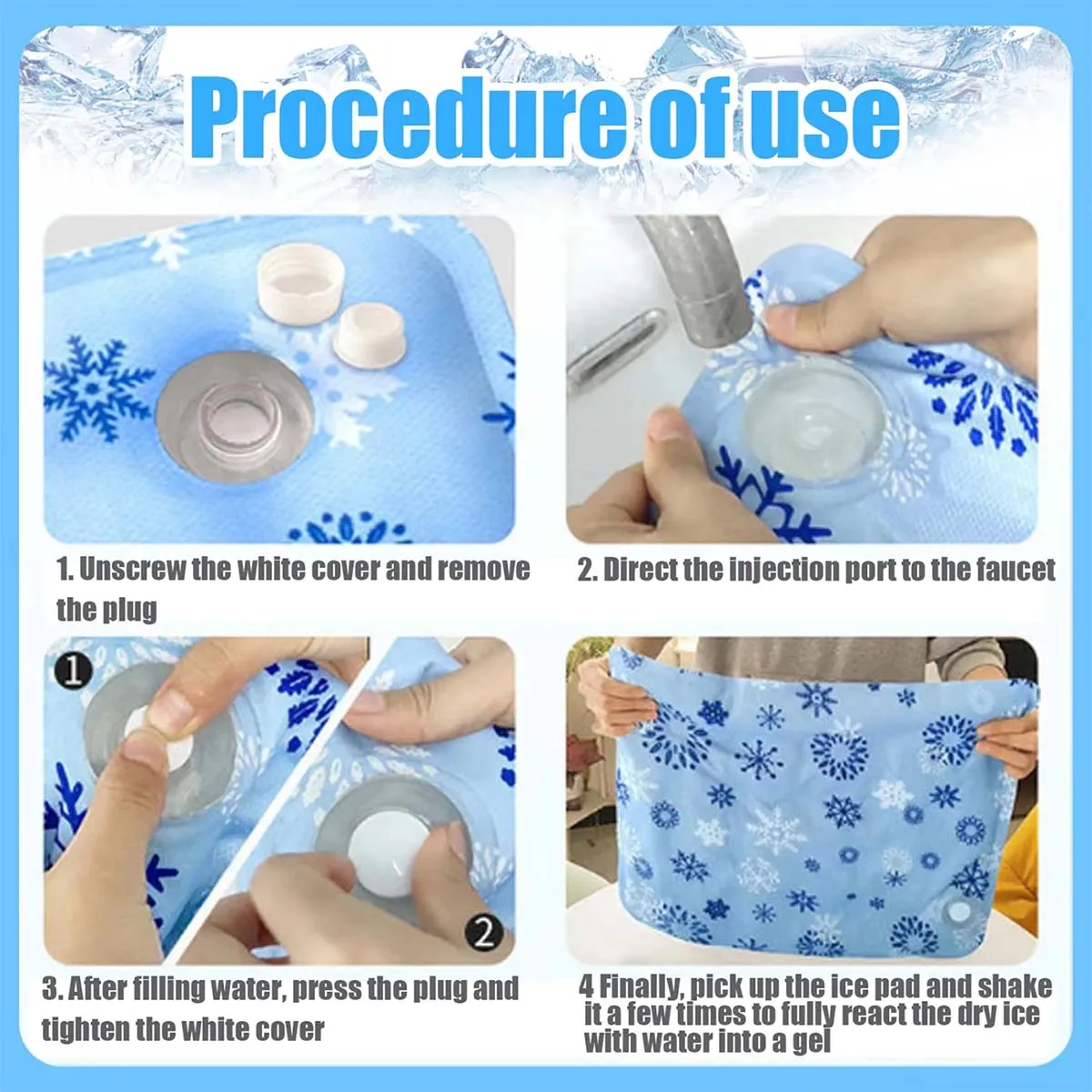 Pet Cooling Mat Dry Ice Pet Cool Pad Water Injection Cooling Dog Beds Keep Your Pet Cool Waterproof Wear Resistant For Dogs&Cats - Image 5