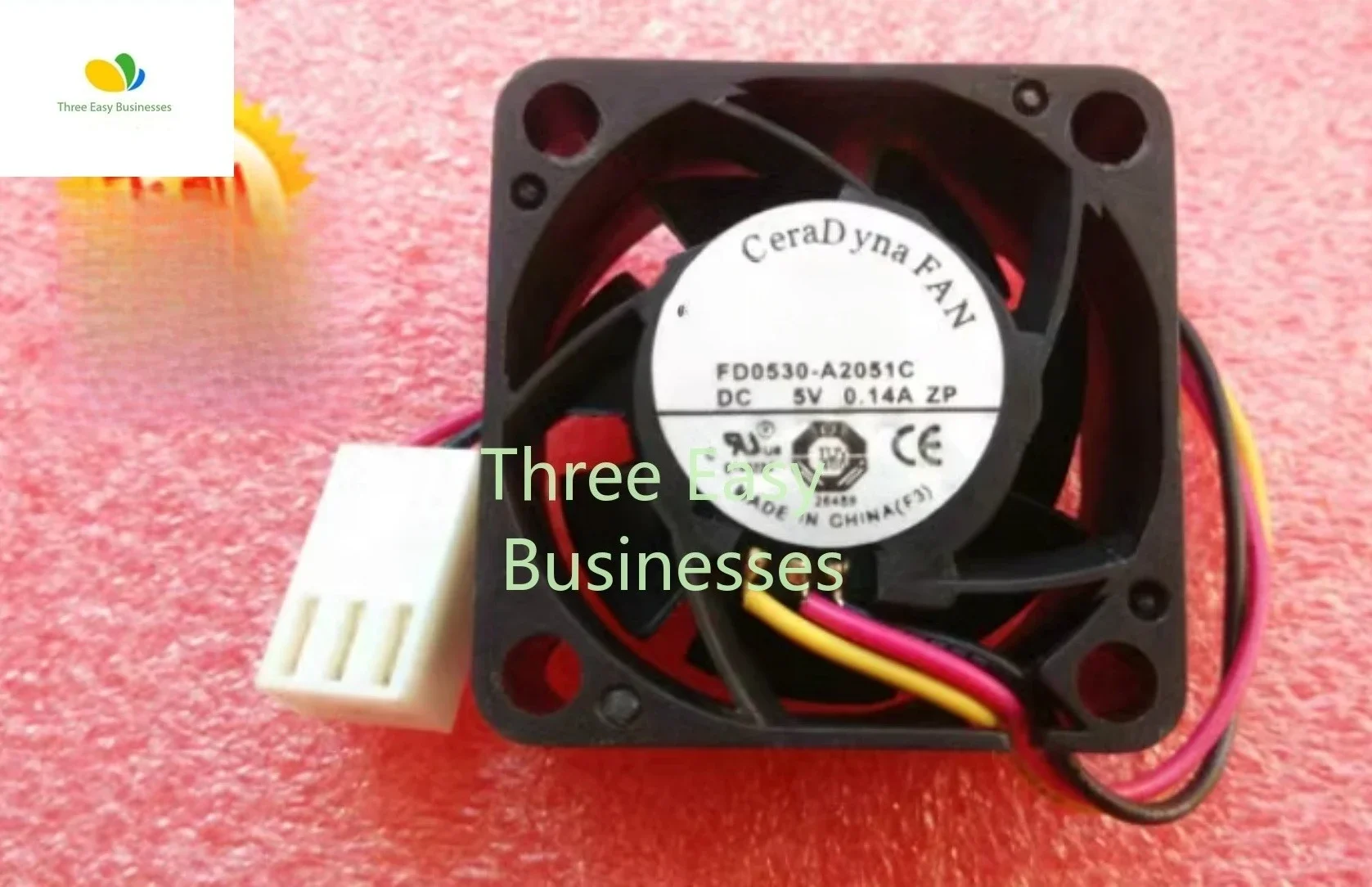 

Original 3015 FD0530-A2051C DC5V 0.14A 3CM Three-wire Cooling Fan
