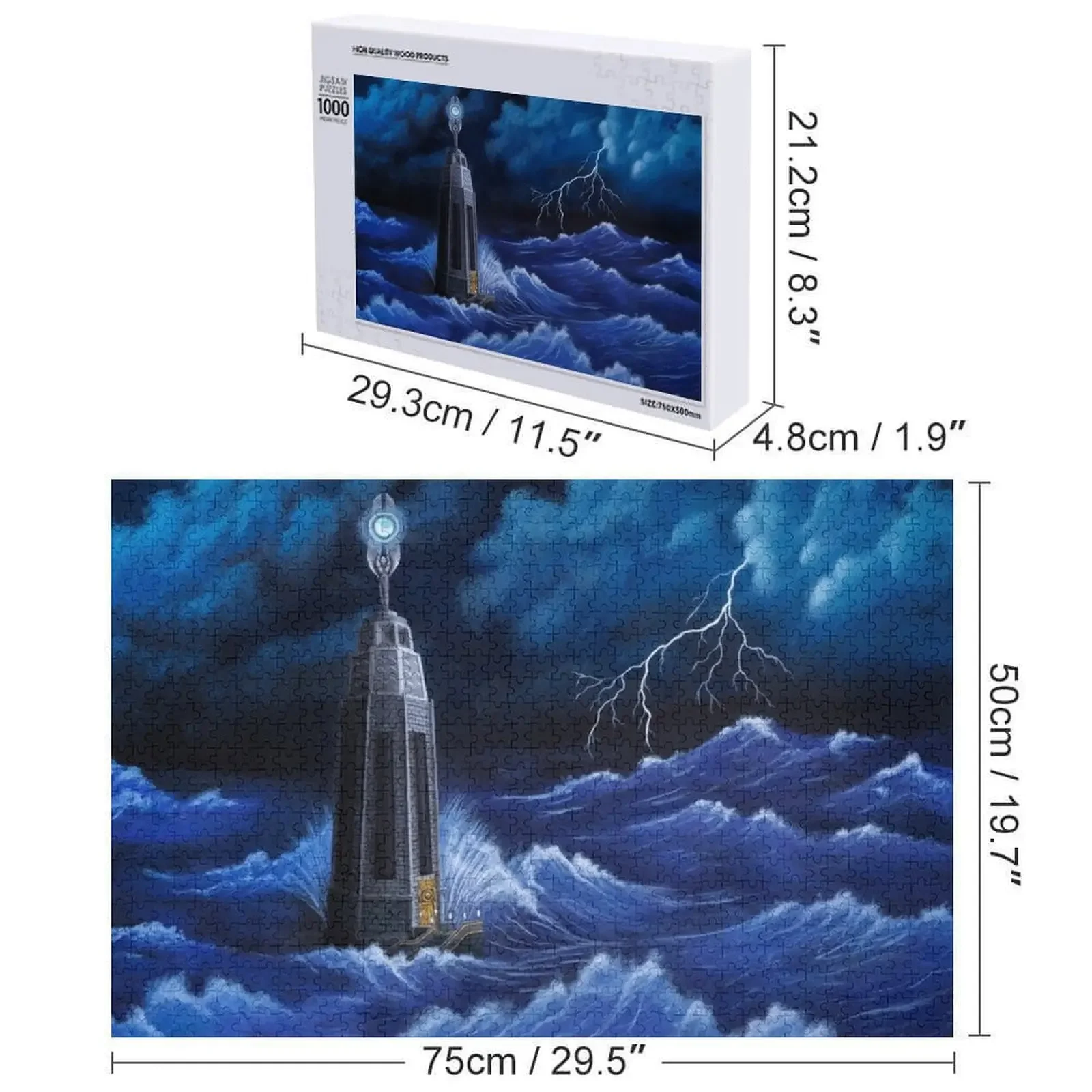Beyond the Sea Jigsaw Puzzle Nome in legno Nome personalizzato Legno Animali in legno Puzzle