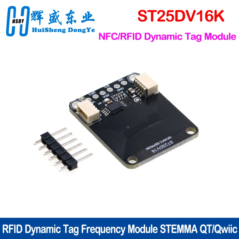 ST25DV16K RFID Dynamic Tag Frequency Module with I2C NFC Dual Interface 16Kbit EEPROM Wireless Configuration for IoT Devices