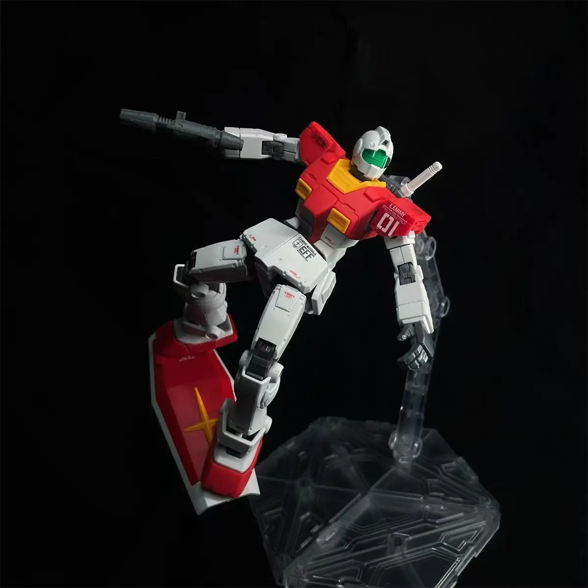 Em estoque novo modelo jiji 1/144 hg gk Rgm-79 gm gto montagem modelo kits anime figura de ação robô modelo plástico presentes brinquedos