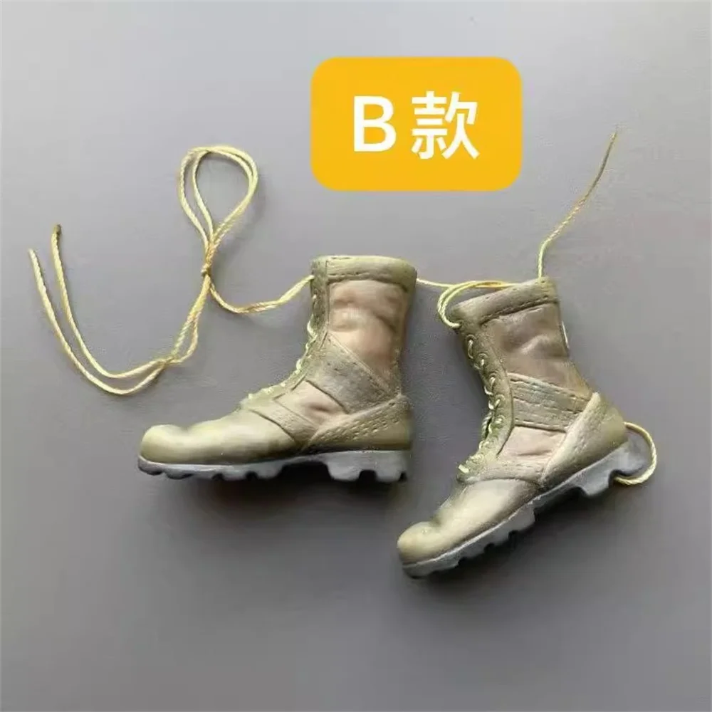 Botas de zapatos Piolet para muñeca femenina, accesorios de Material de PVC con efecto sucio, componente de escena de figura de muñeca de 12 ", gran oferta, 1/6