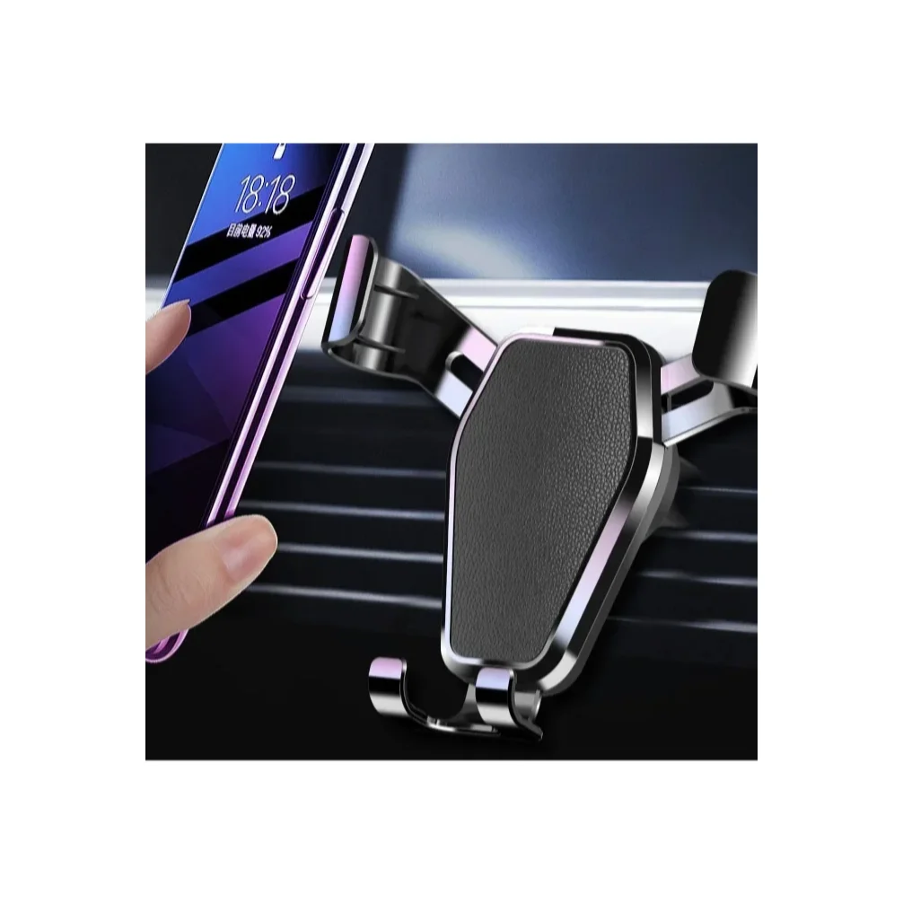 Suporte universal de gravidade para celular, clipe de ventilação de ar para carro, suporte para celular, suporte gps para iphone e samsung