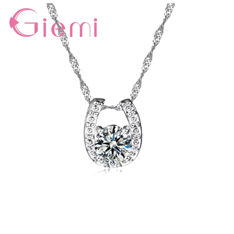 Shiny 925 Sterling Silver Backpack Design Cubic Zircon Pendant Necklaces For Women Girls Wedding Party Fashion Jewelry Gift