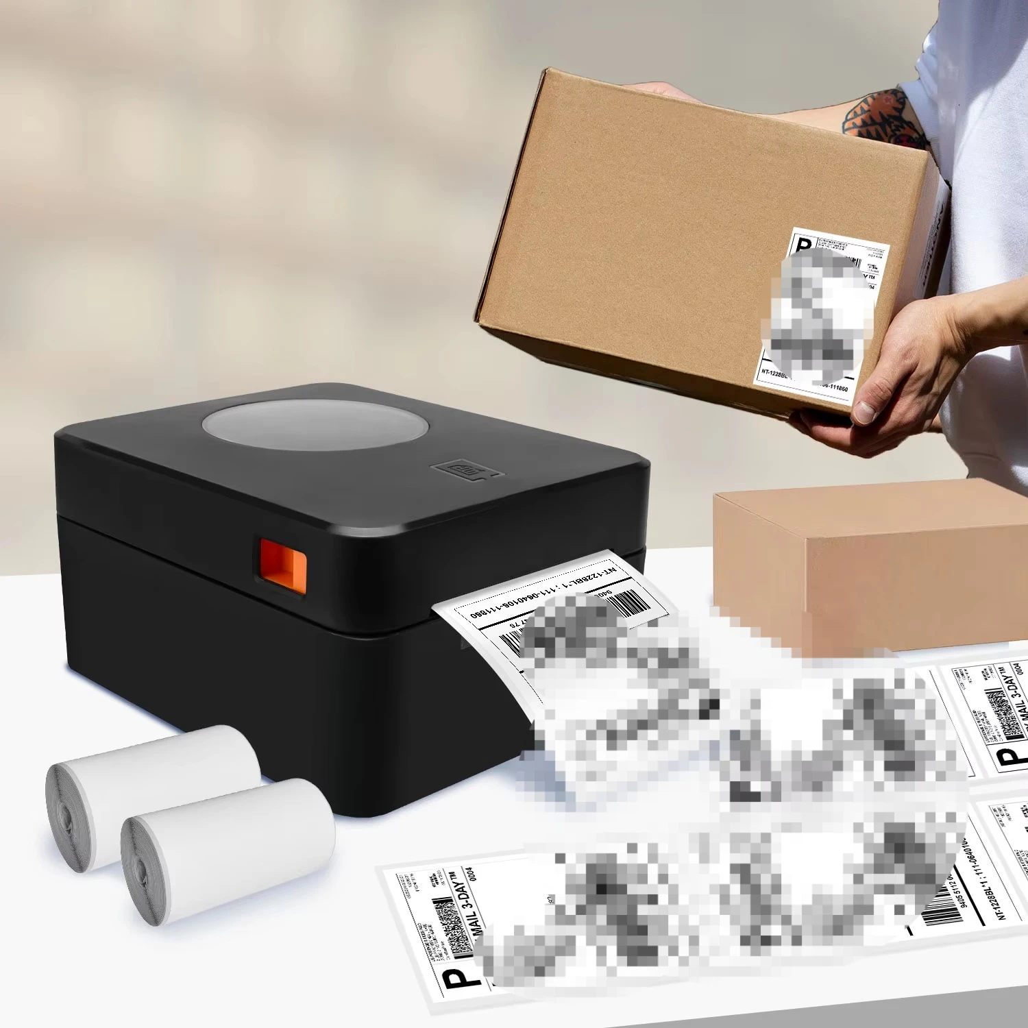 Thermal 4x6 Shipping Bulk Logistics Label Automation Cross-Border Printer