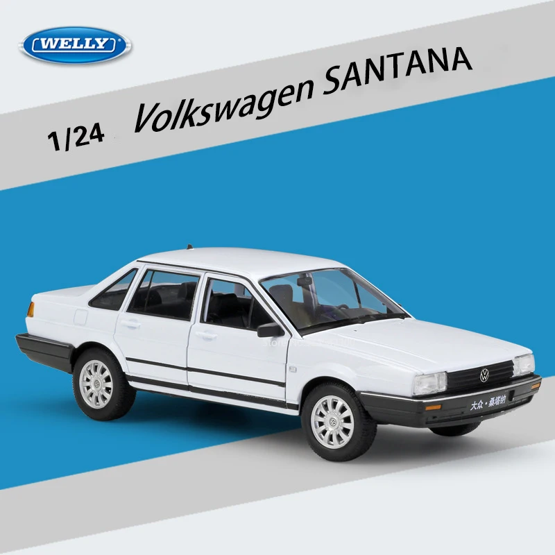 

1/24 VW Volkswagen SANTANA Alloy Model Car Metals Diecast Toy Static Car Model Collection Toys Adults Gifts Boys Kid Toy Vehicle