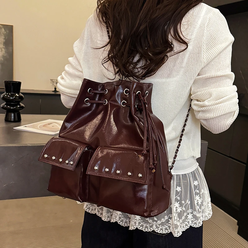 

Элегантная женская кожаная роскошная классическая модельерская сумка через плечо через плечо для современной повседневной одежды