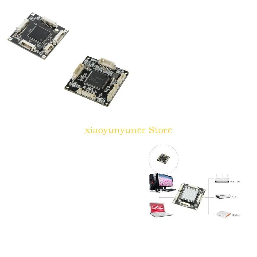 P9JB Small Form Factor 4 Port Gigabit Networking Switches Supporting DC5-12V Power Input For Flexible Use