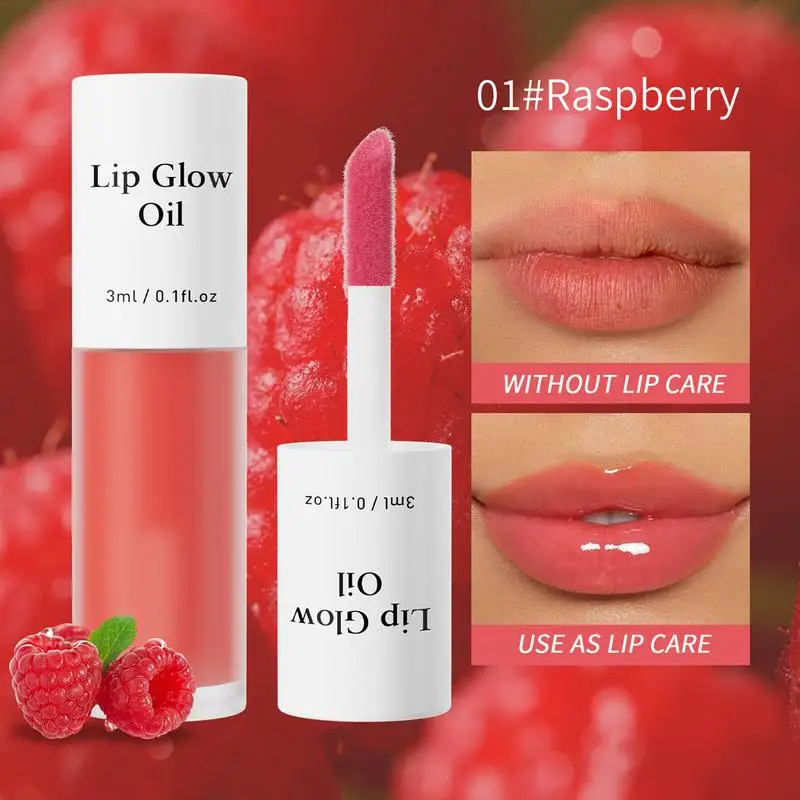 Hydrating Lip Glow Oil Nourishing Lip Balm Long Lasting Transparent LipOils Plumping Lip Gloss Lipstick Makeup Care Moisturizing