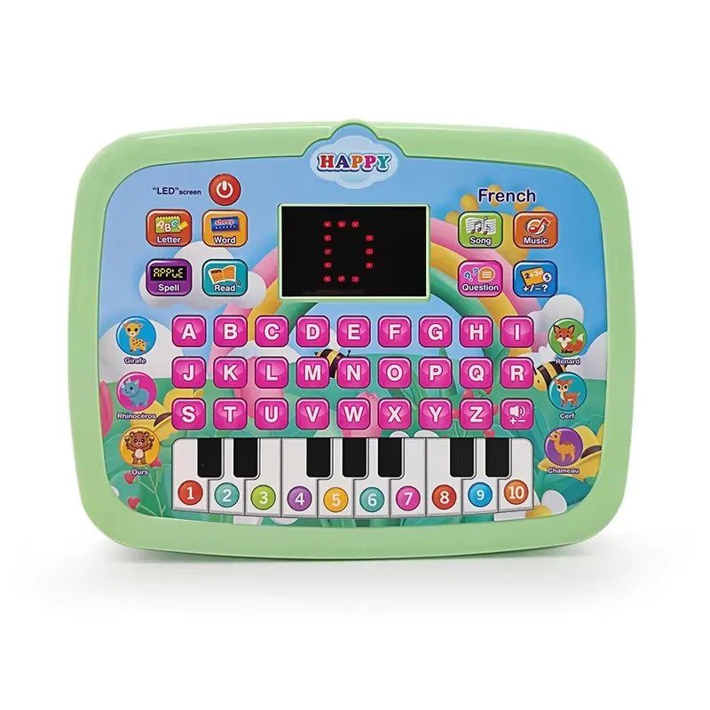 French LED Screen Point Learning Machines Educational Letters Words Learning Pads Kids Learning Tablet Kid Tablets for Kids