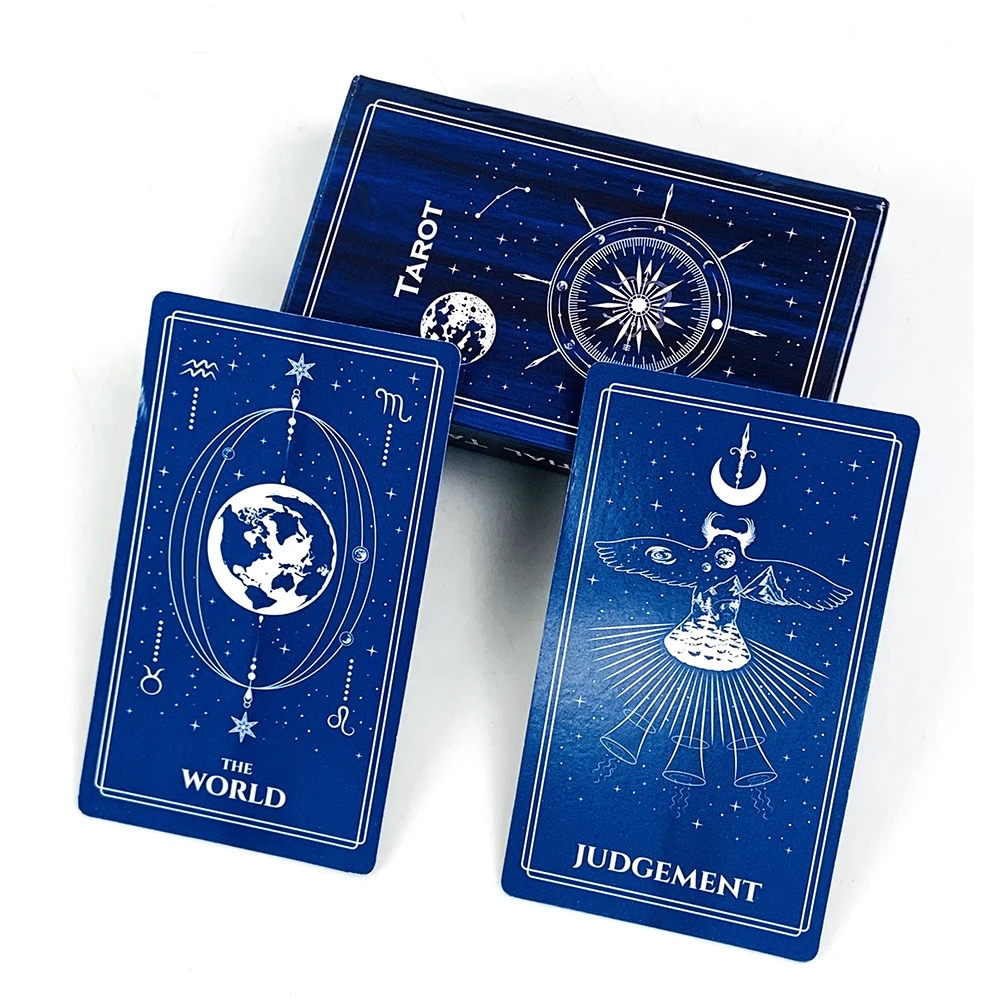Tarot Cards Family Leisure Gathering Board Playing Games Stylish & Compact, Ideal For Travel, Meditation & Spiritual Practices