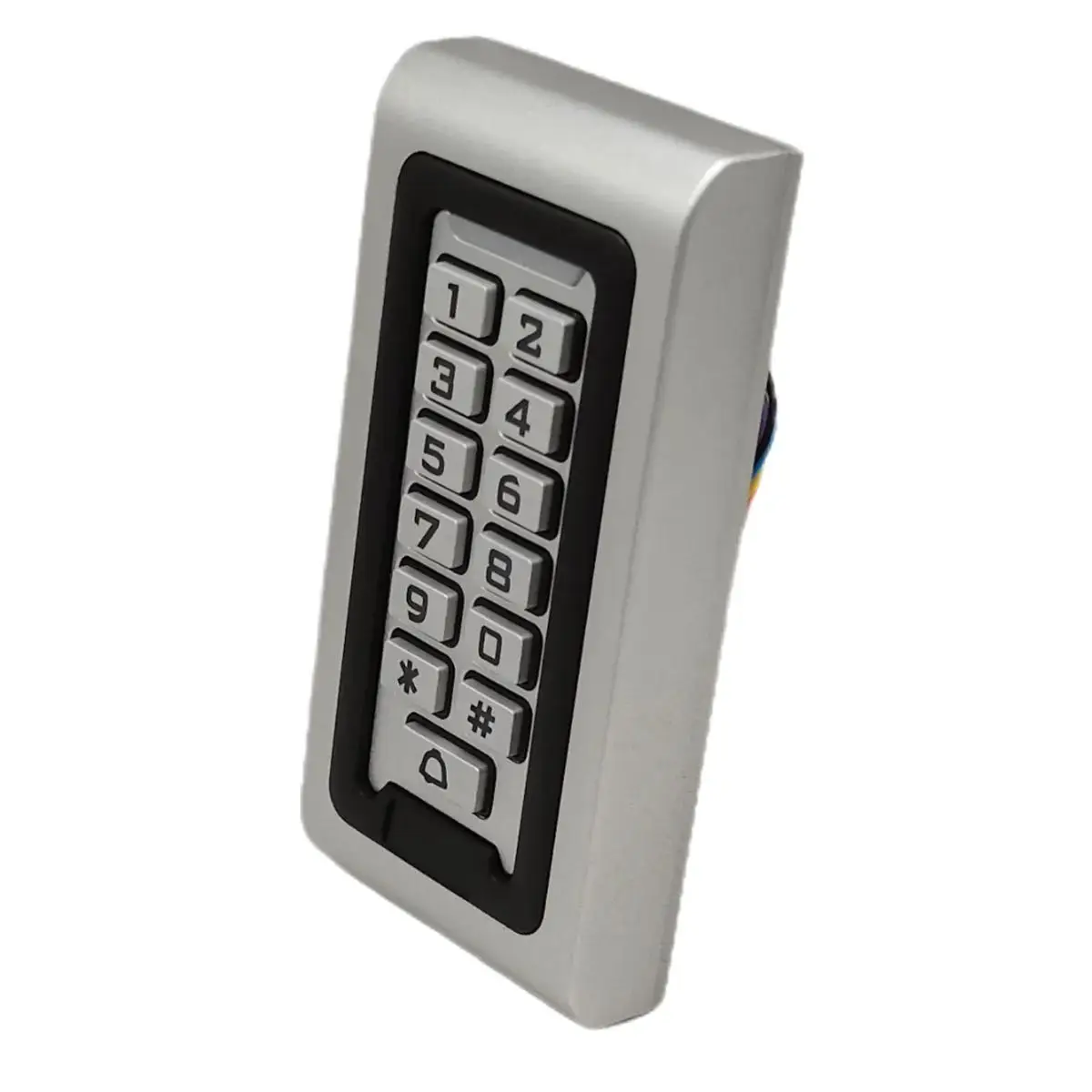 Metal Access Controller With Doorbell Keypad 2000 Users Waterproof 125KHz 13.56MHz Proximity Card For Access Control Kit