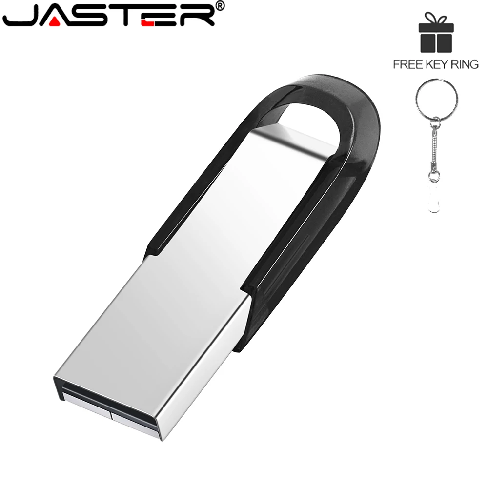 

JASTER New Blue USB Flash Drive 128GB High Speed Memory Stick Pen Drive 64GB Waterproof Pendrive 32GB Metal Usb Disk 16GB 8GB
