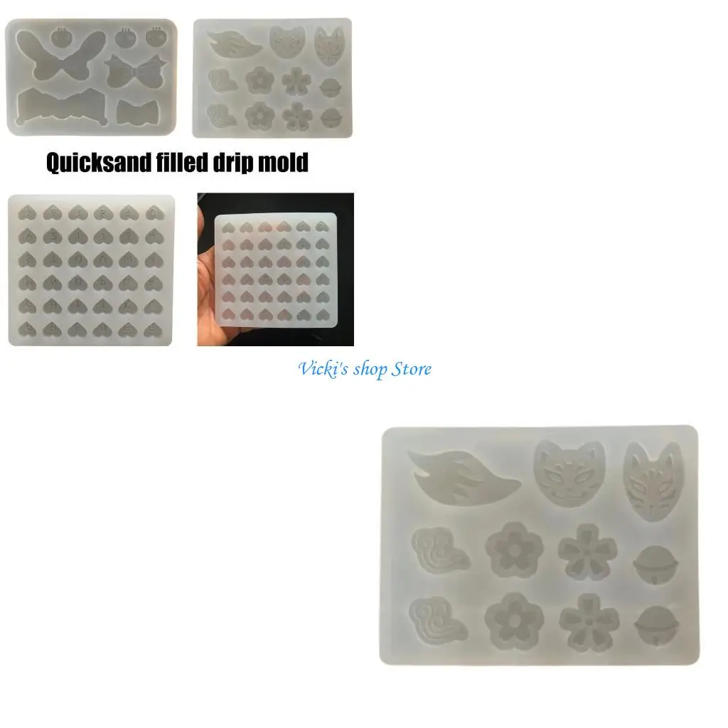 

Форма для эпоксидной смолы, праздничные аксессуары, шейкер с зыбучим песком, наполнитель в форме сердца, бант