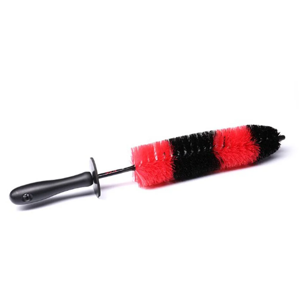 

Car Wheel Rim Brush 44cm Long Handle Soft Bristles Scratch Free Safe for Any Surface Cleaning Hub spokes Rotor Area