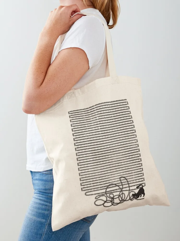 

Unravel (Black Cat) Tote Bag custom canvas bag bags woman 2025 tote bag men Women's tote